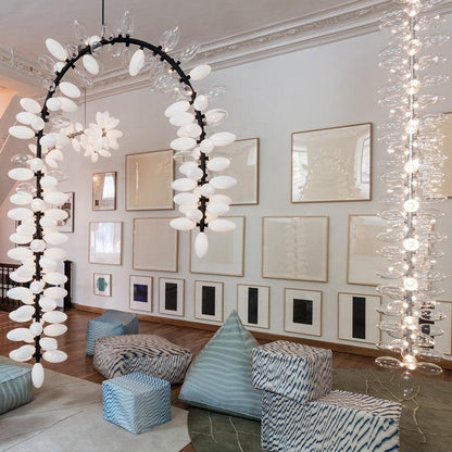 Vertical Long Grape Chandelier
