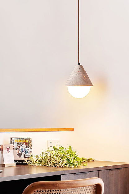 Etruscan Travertine Dome Light - view 2 | everlamps