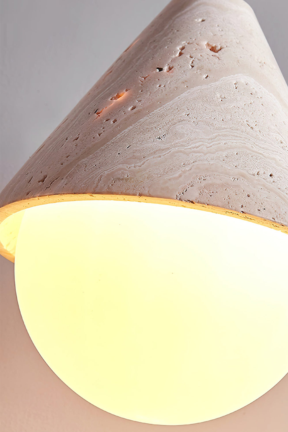 Etruscan Travertine Dome Light - view 12 | everlamps