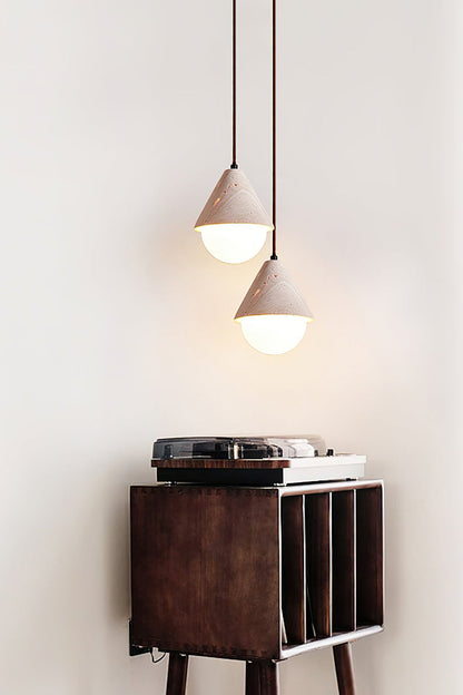 Etruscan Travertine Dome Light - view 5 | everlamps