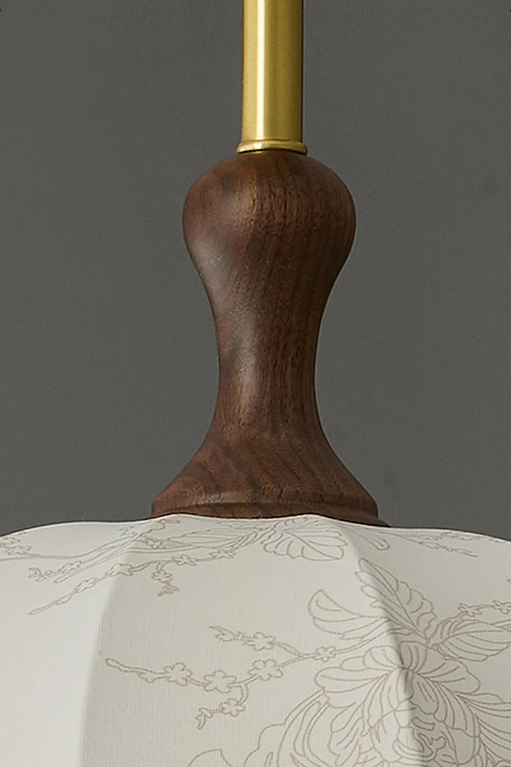 Fabric Brass Pendant Lamp - view 11 | everlamps