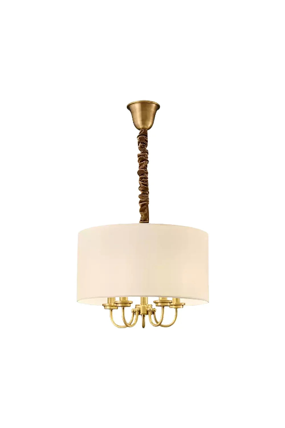 Fabric Cylindrical Pendant Lamp - view 11 | everlamps