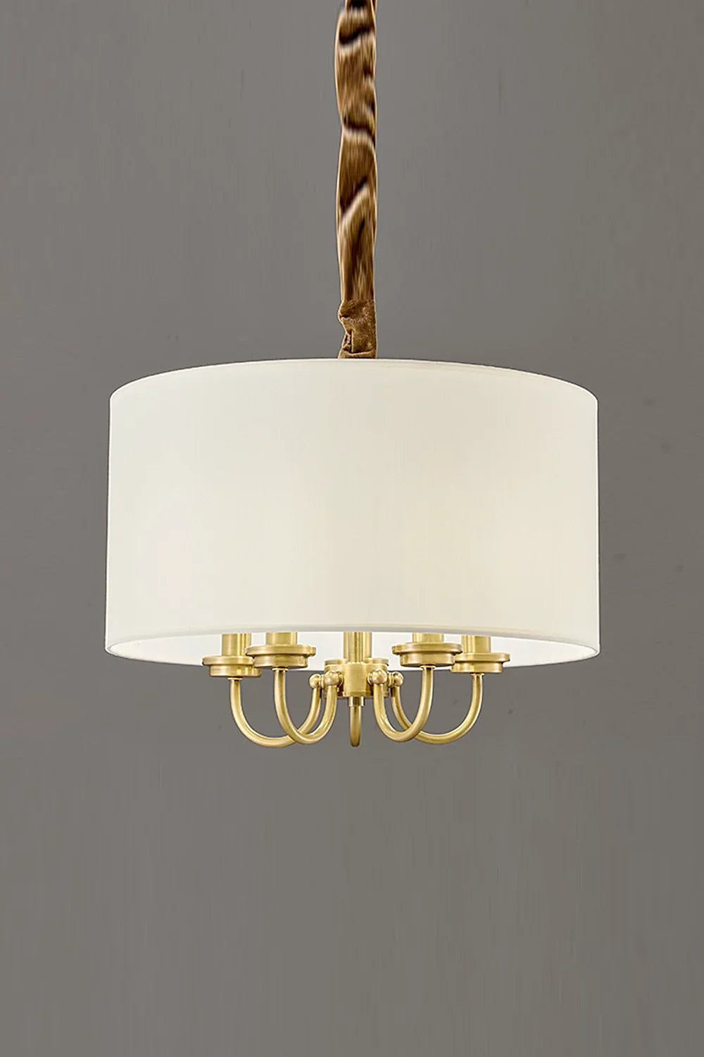 Fabric Cylindrical Pendant Lamp - view 7 | everlamps