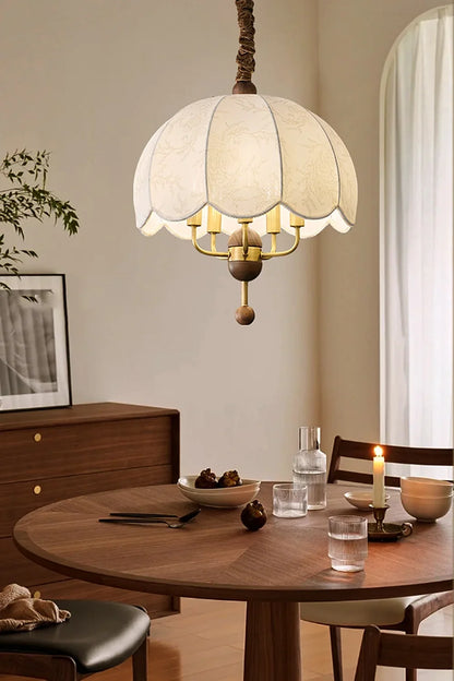 Fabric Lonzo Pendant Lamp - view 4 | everlamps