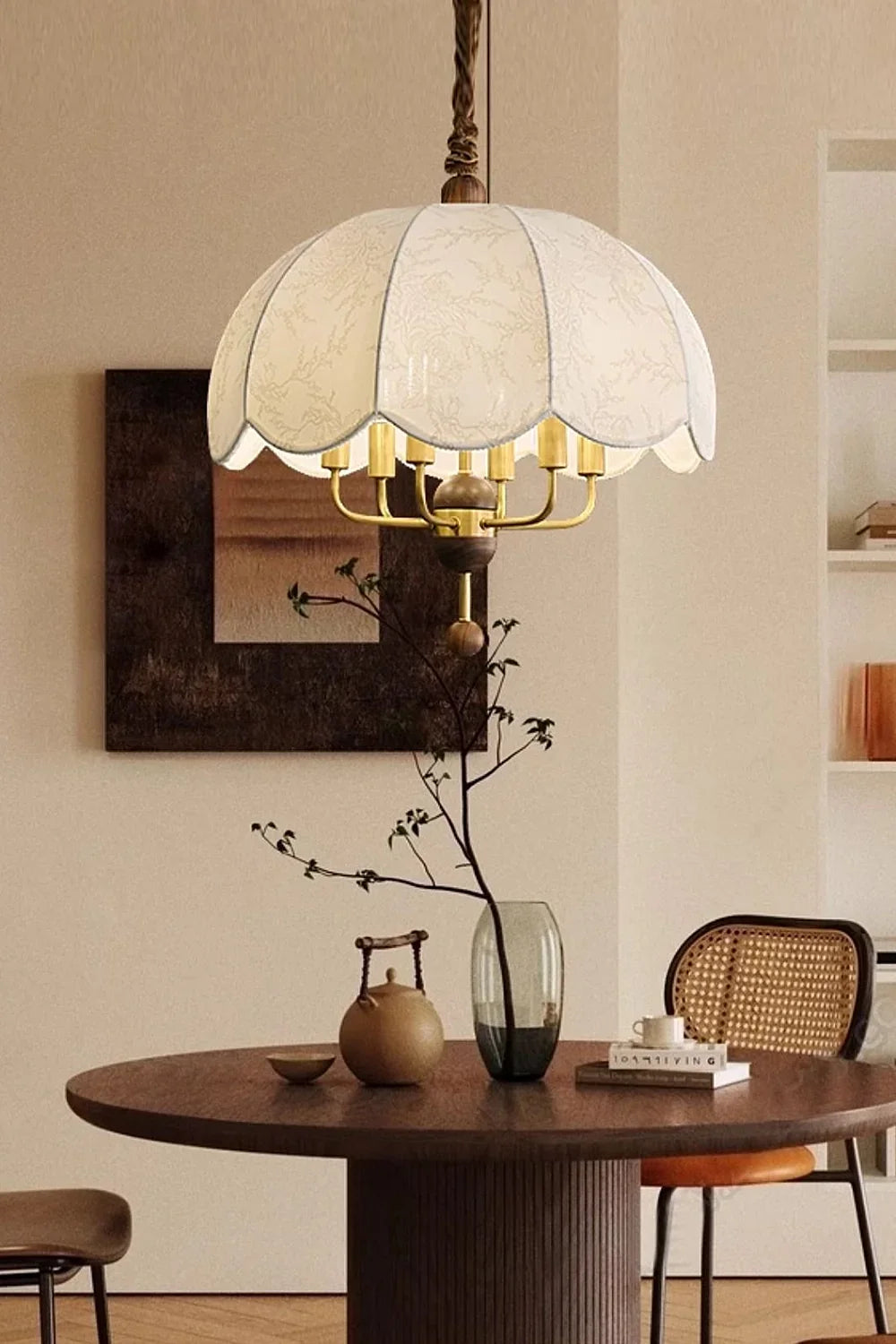 Fabric Lonzo Pendant Lamp - view 6 | everlamps