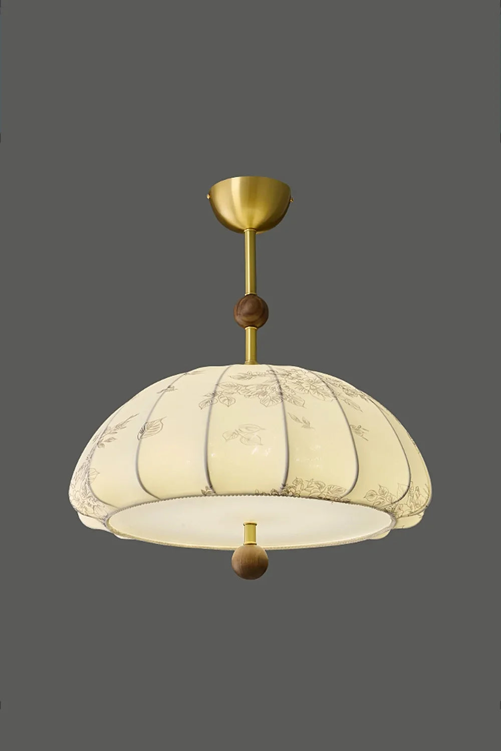 Fabric Trigg Pendant Lamp - view 7 | everlamps