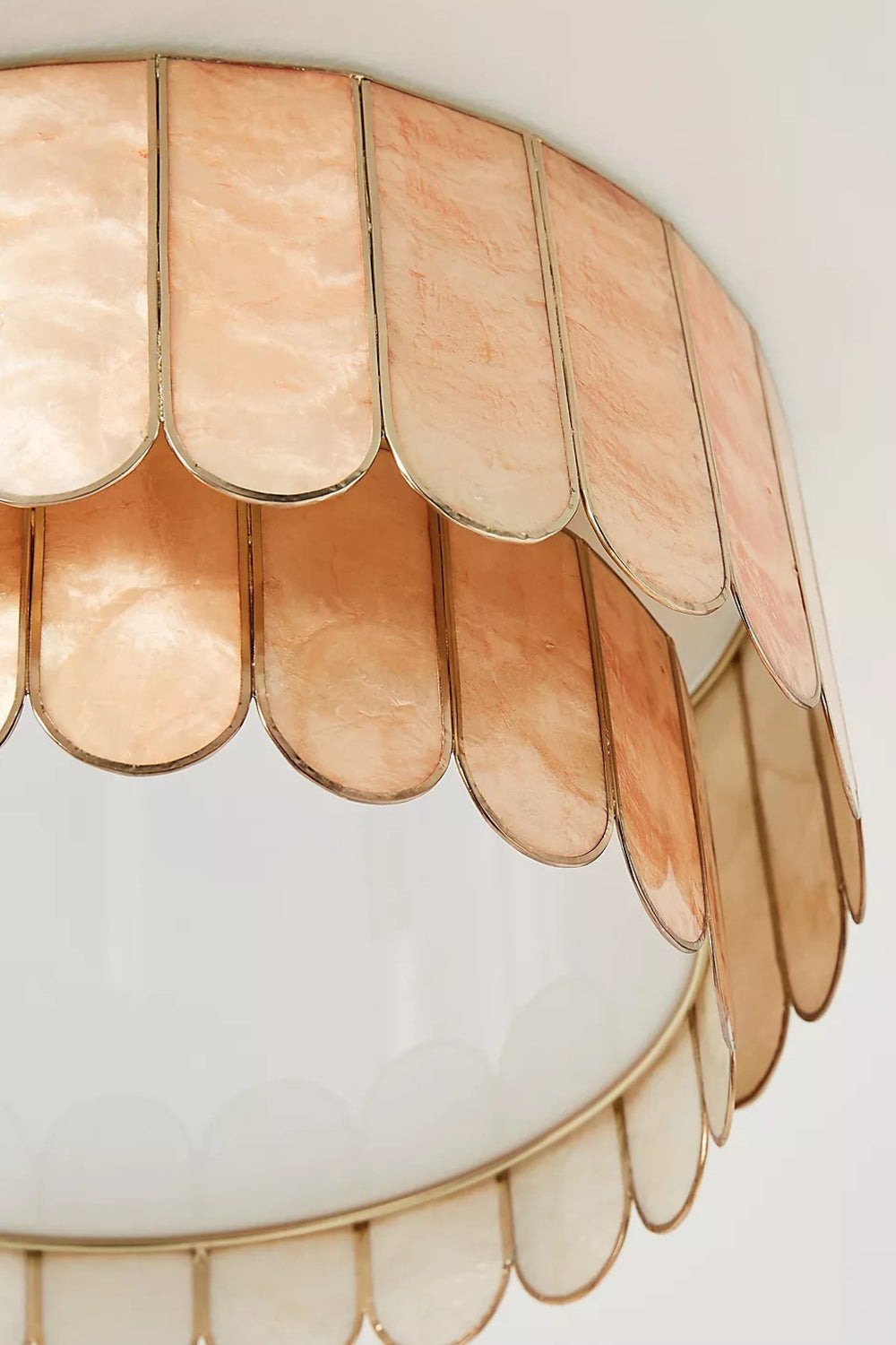 Faceted Shell Bloom Ceiling Light - view 15 | everlamps