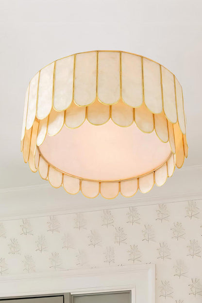 Faceted Shell Bloom Ceiling Light - view 17 | everlamps