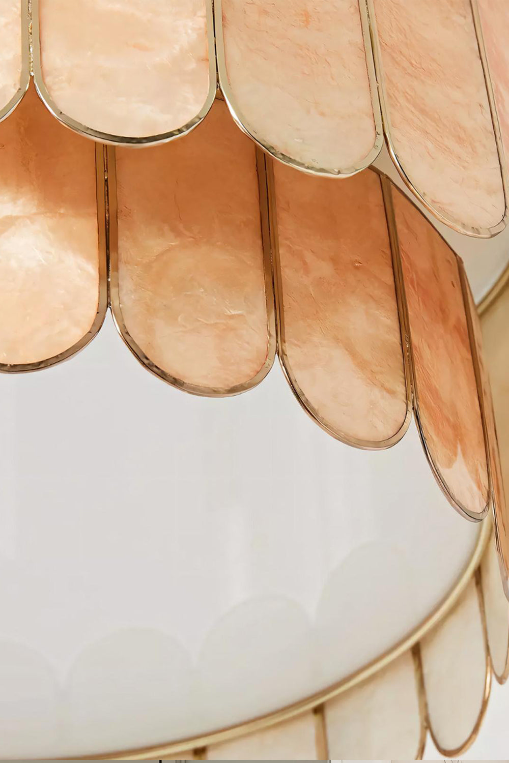 Faceted Shell Bloom Ceiling Light - view 18 | everlamps