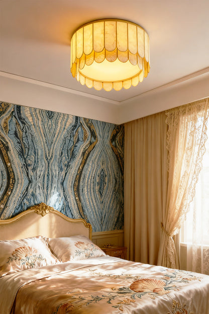 Faceted Shell Bloom Ceiling Light - view 8 | everlamps