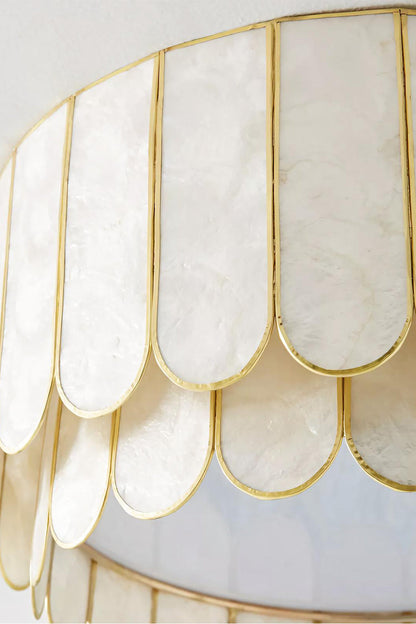 Faceted Shell Bloom Ceiling Light - view 14 | everlamps