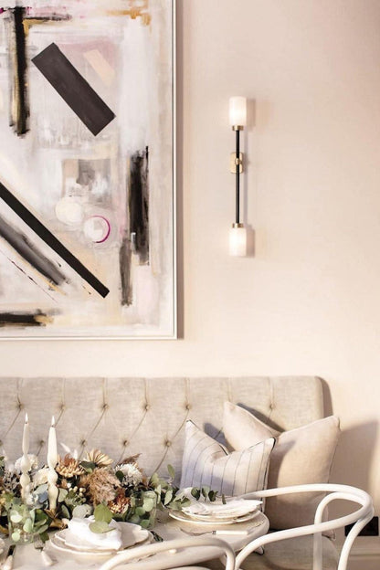 Cylindrical Glass Farol Wall Light - view 3 | everlamps
