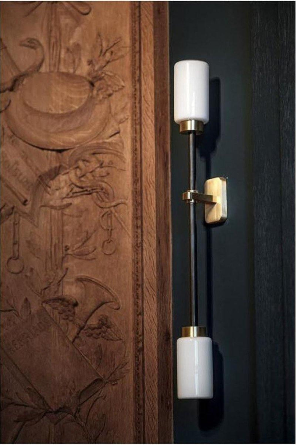 Cylindrical Glass Farol Wall Light - view 33 | everlamps