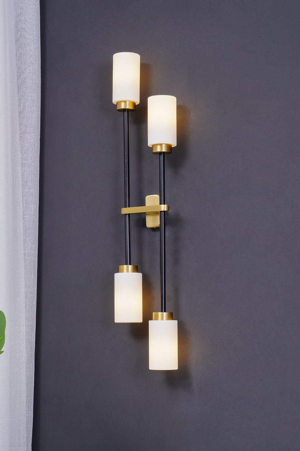 Cylindrical Glass Farol Wall Light - view 35 | everlamps
