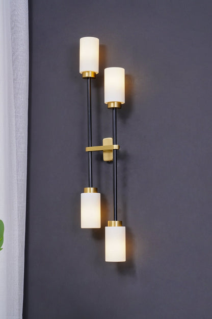 Cylindrical Glass Farol Wall Light - view 35 | everlamps