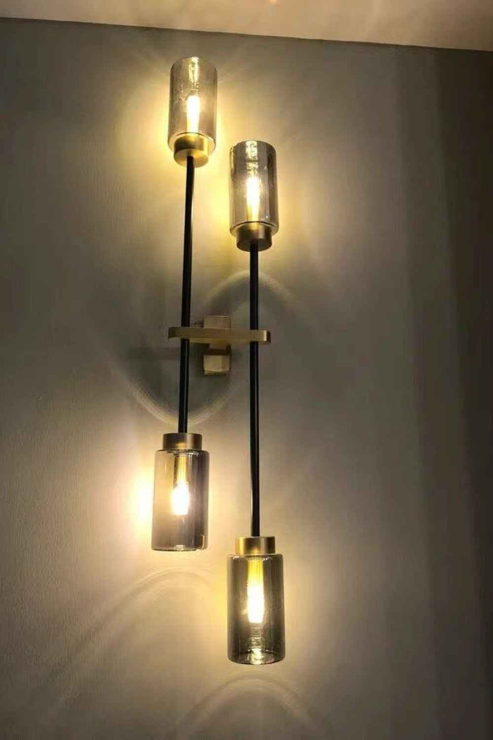 Cylindrical Glass Farol Wall Light - view 38 | everlamps