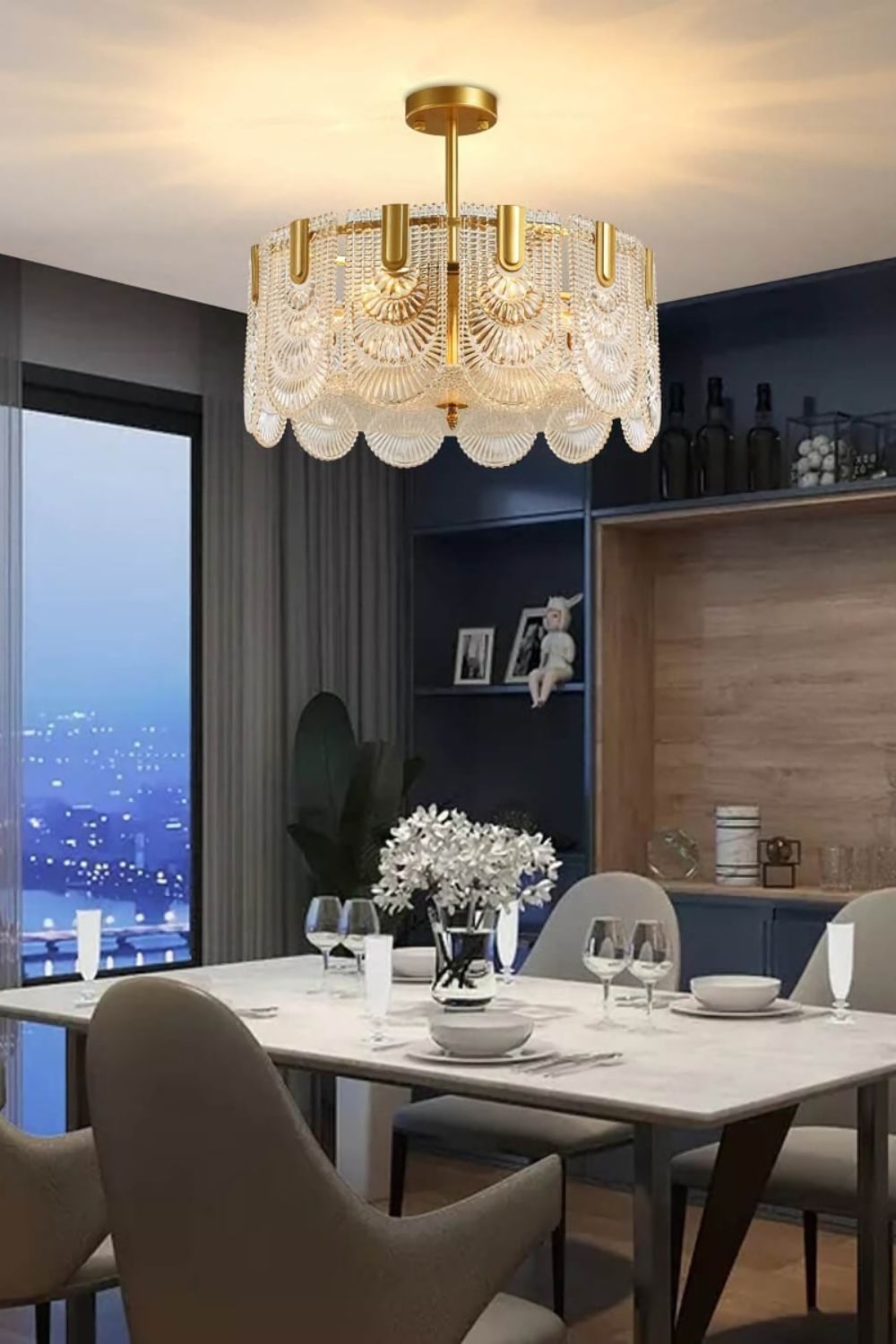 Fashional Crystal Glass Chandelier - everlamps