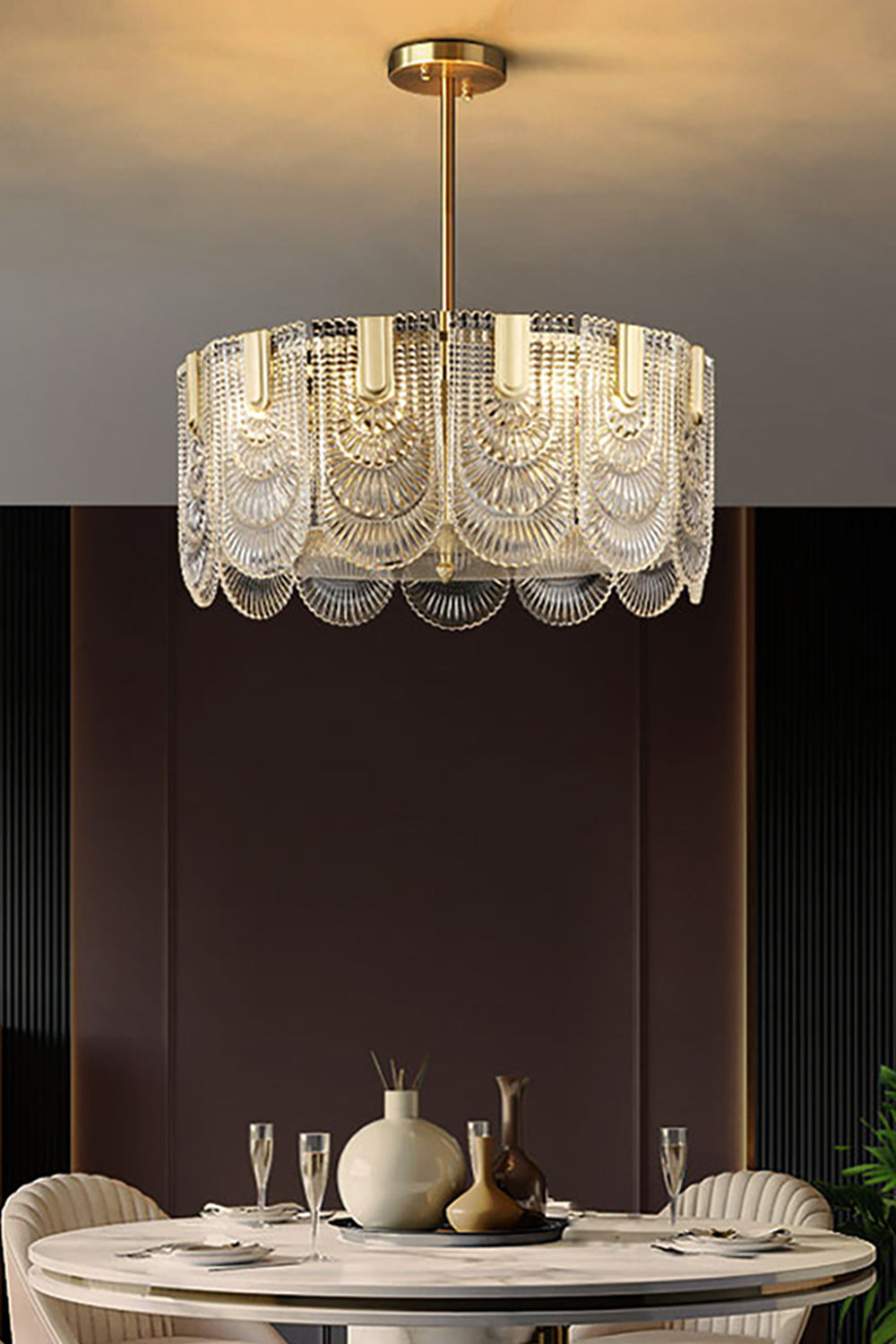 Fashional Crystal Glass Chandelier - everlamps