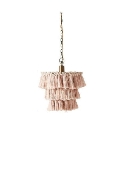 Fabric Fela Tassel Chandelier - view 33 | everlamps