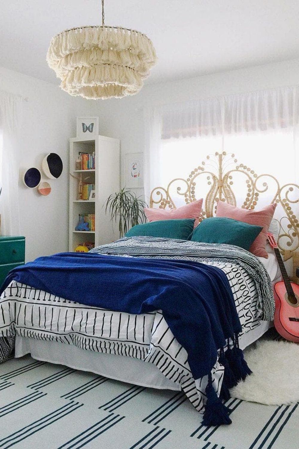 Fabric Fela Tassel Chandelier - view 13 | everlamps