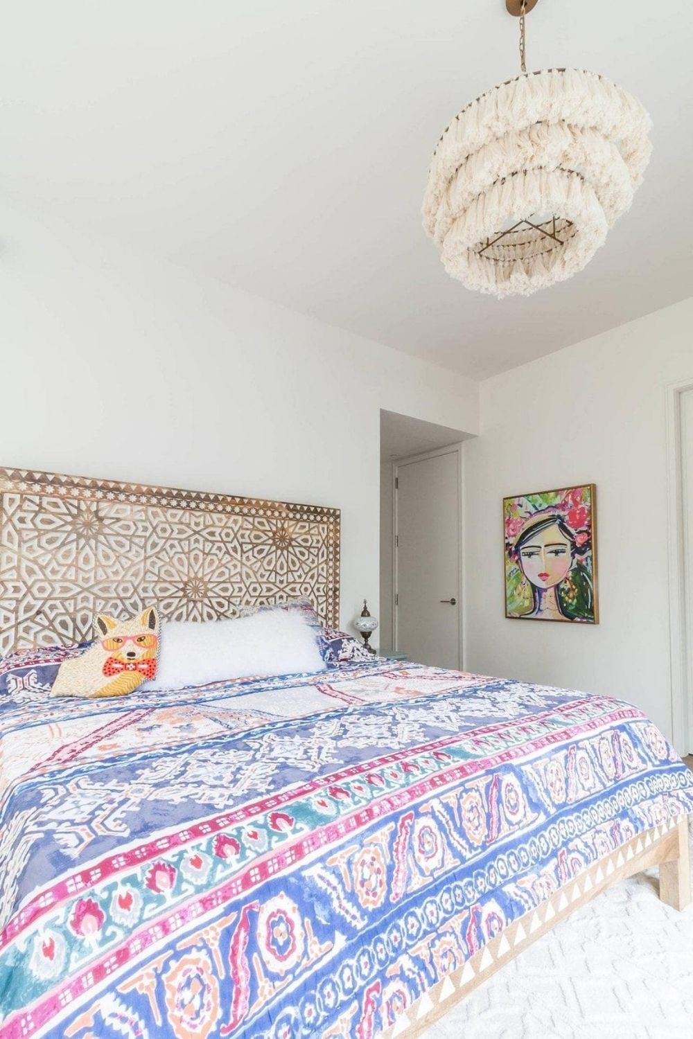 Fabric Fela Tassel Chandelier - view 15 | everlamps