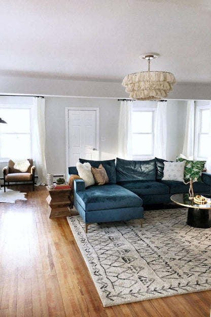 Fabric Fela Tassel Chandelier - view 21 | everlamps