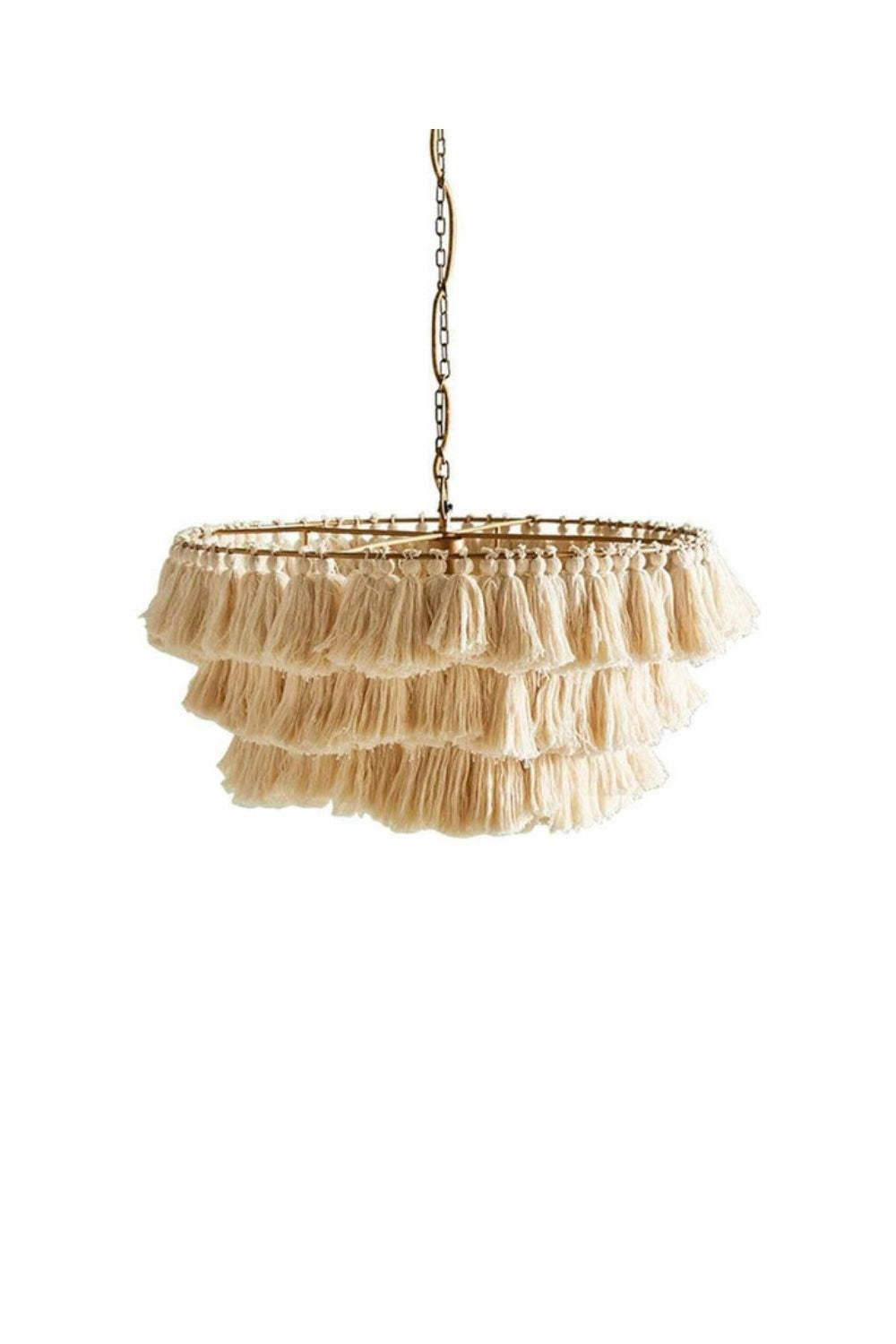 Fabric Fela Tassel Chandelier - view 30 | everlamps