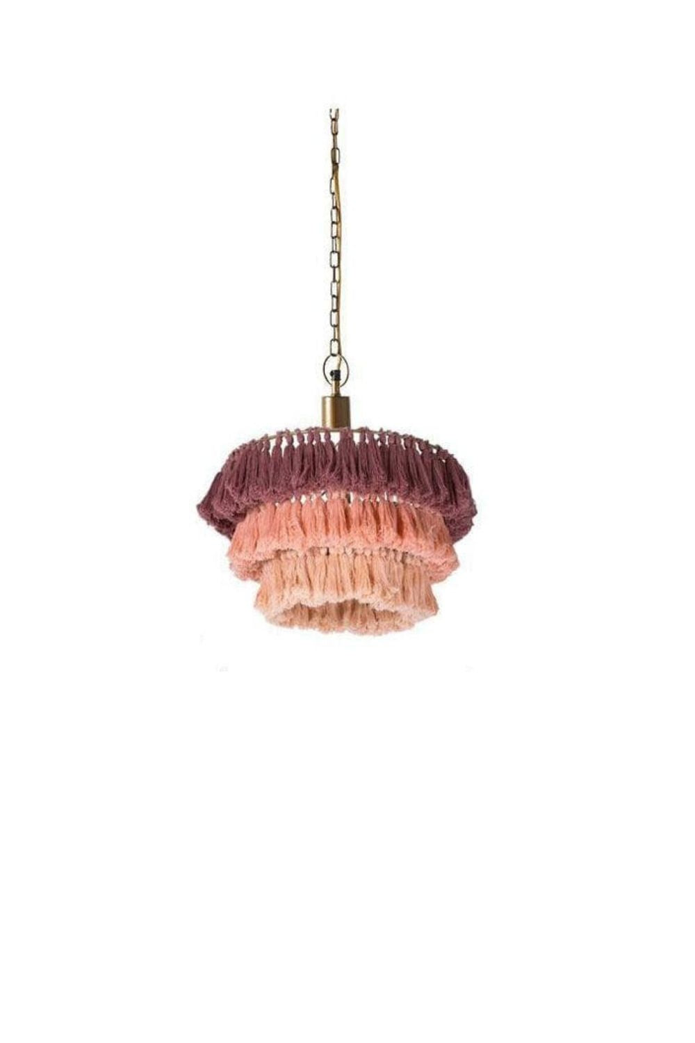 Fabric Fela Tassel Chandelier - view 38 | everlamps