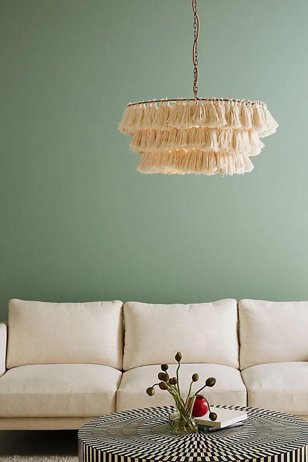 Fabric Fela Tassel Chandelier - view 39 | everlamps