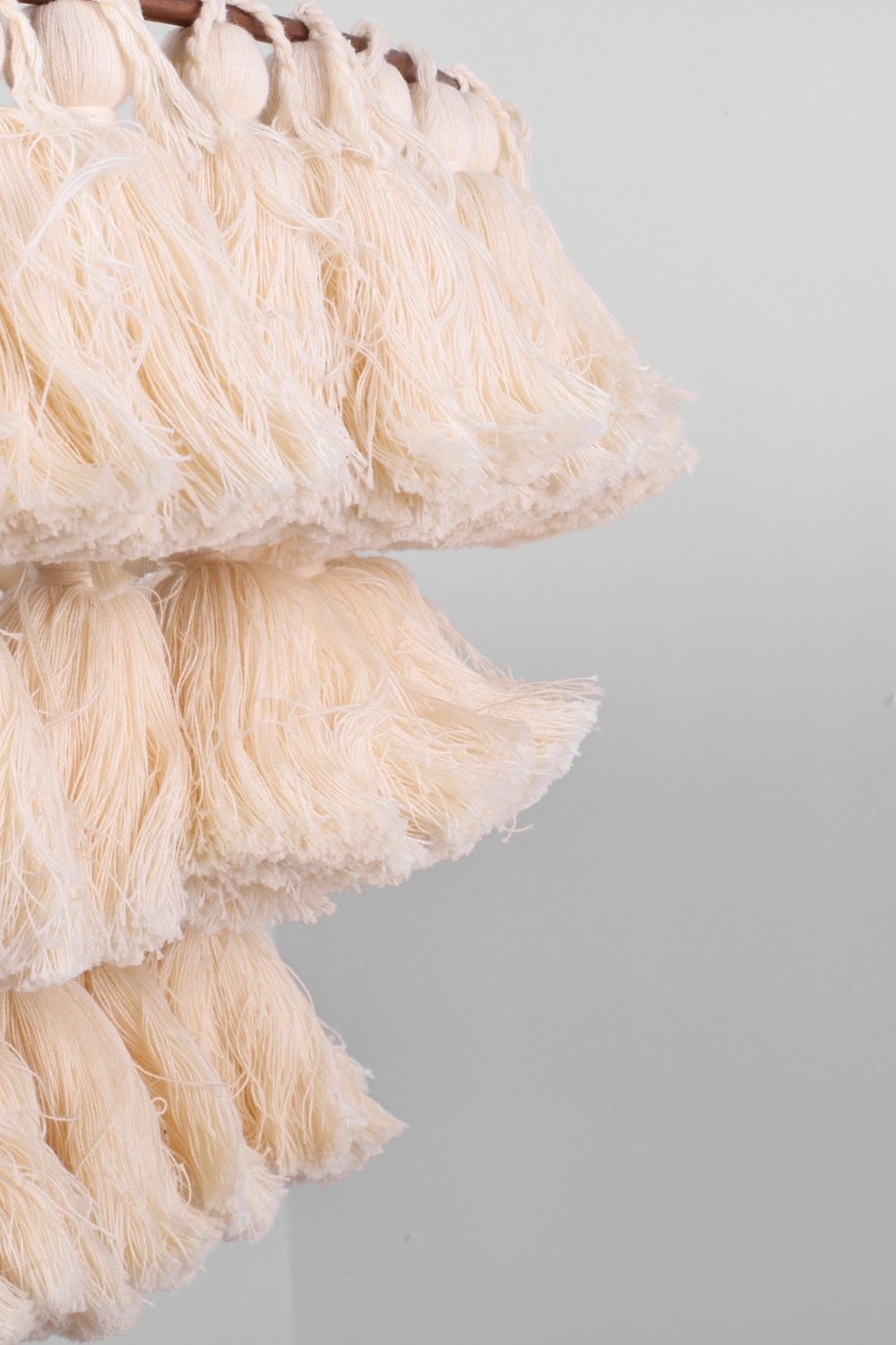 Fabric Fela Tassel Chandelier - view 25 | everlamps