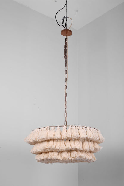 Fabric Fela Tassel Chandelier - view 28 | everlamps