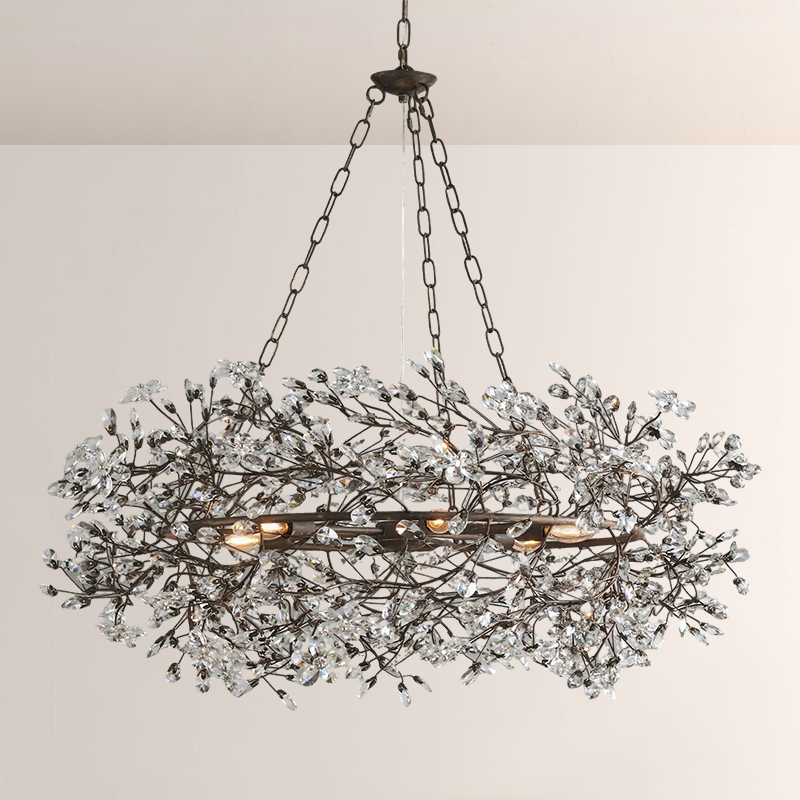 Fiore Crown Chandelier - Everlamps
