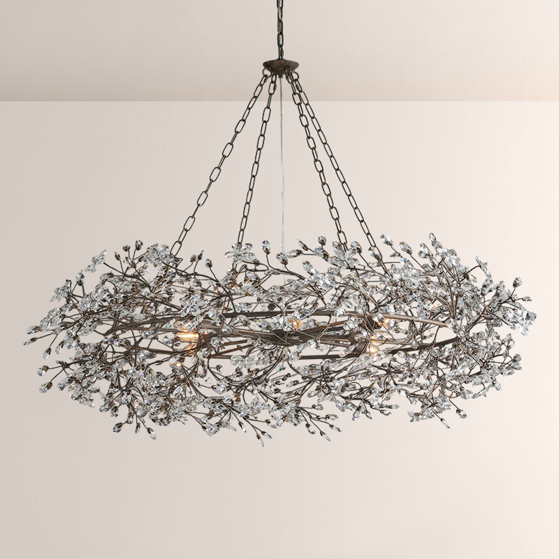 Fiore Crown Chandelier - Everlamps