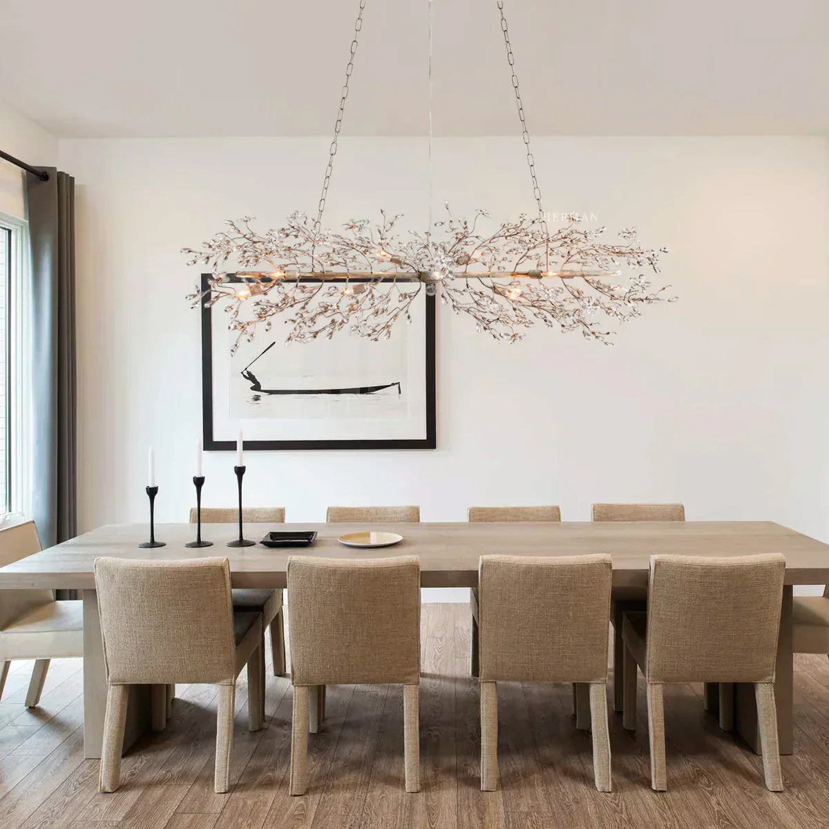 Fiore Linear Chandelier - Everlamps