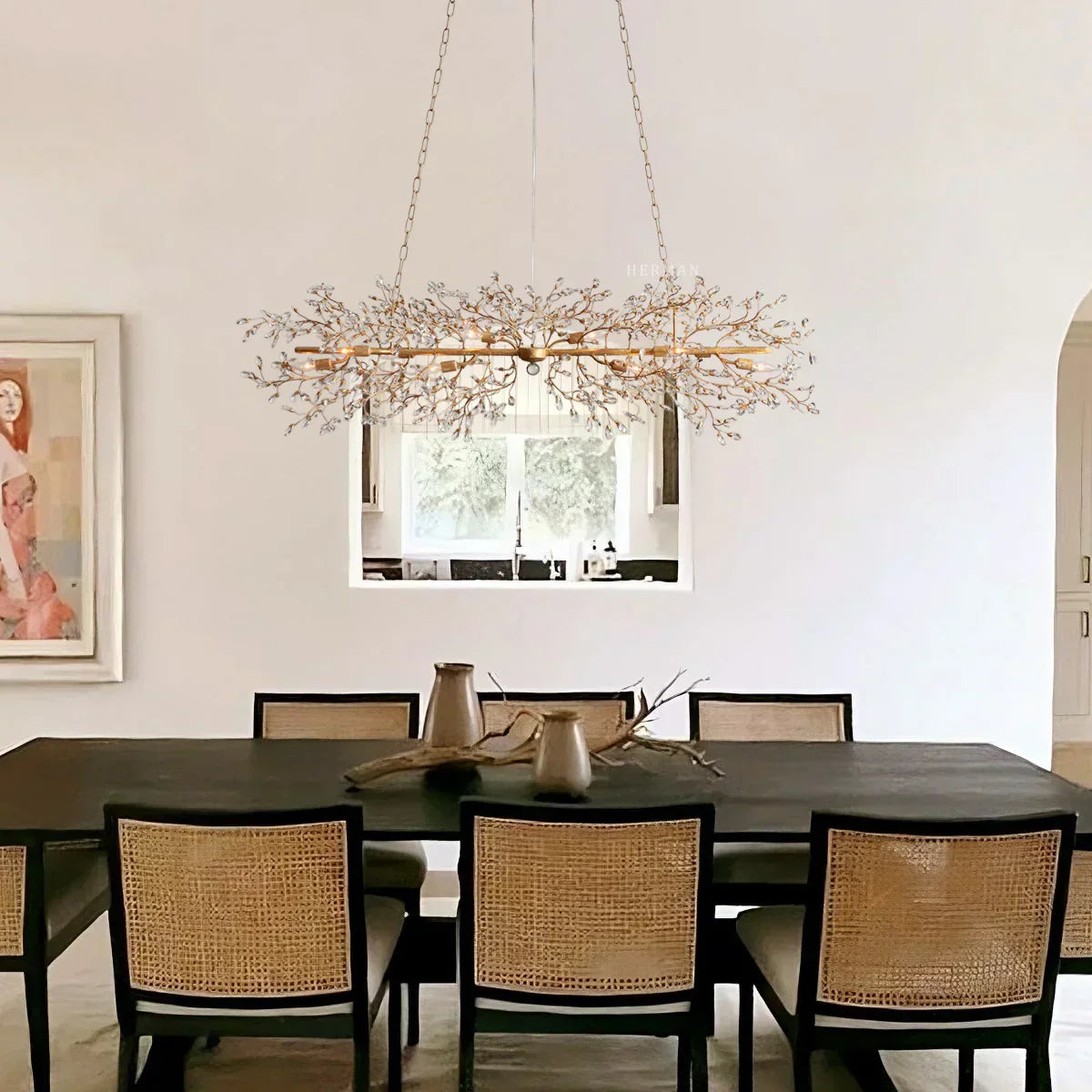 Fiore Linear Chandelier - Everlamps