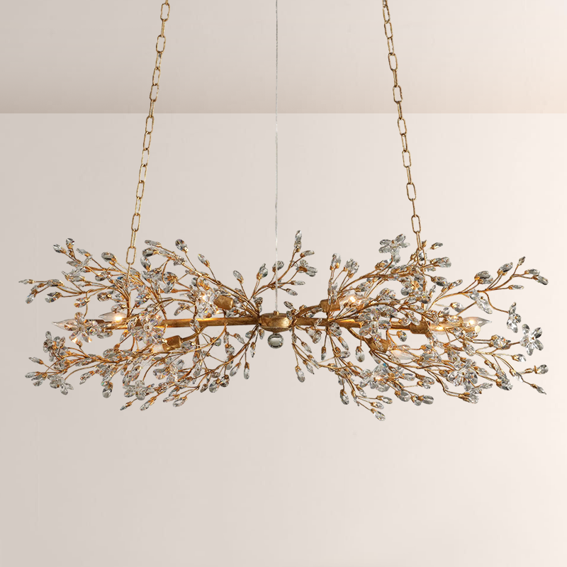 Fiore Linear Chandelier - Everlamps