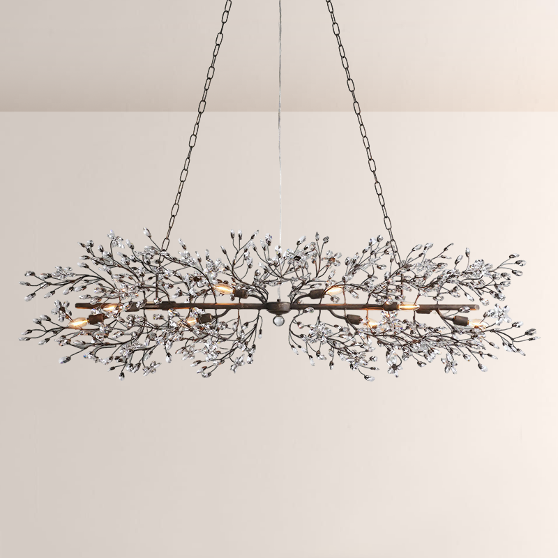 Fiore Linear Chandelier - Everlamps