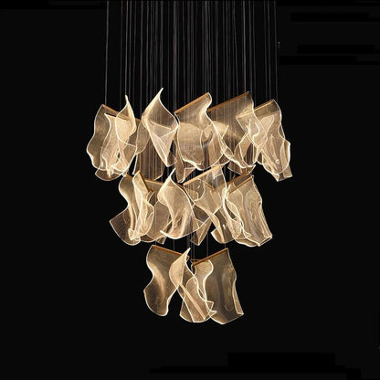 Flame Branch Chandelier