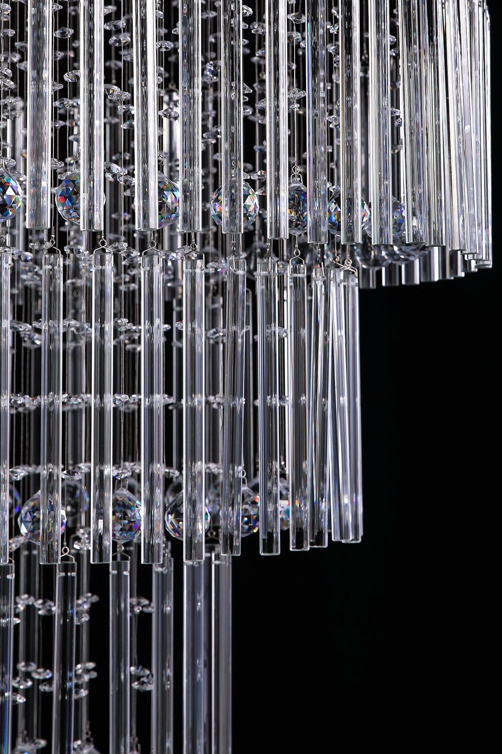Floating Castle Raindrop Crystal Chandelier - everlamps