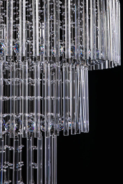 Floating Castle Raindrop Crystal Chandelier - everlamps
