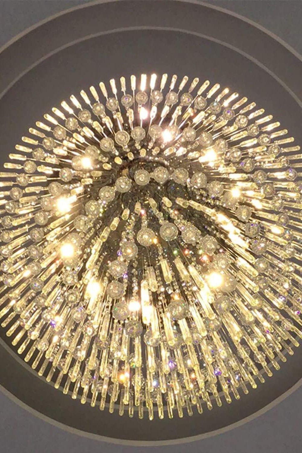 Floating Castle Raindrop Crystal Chandelier - everlamps