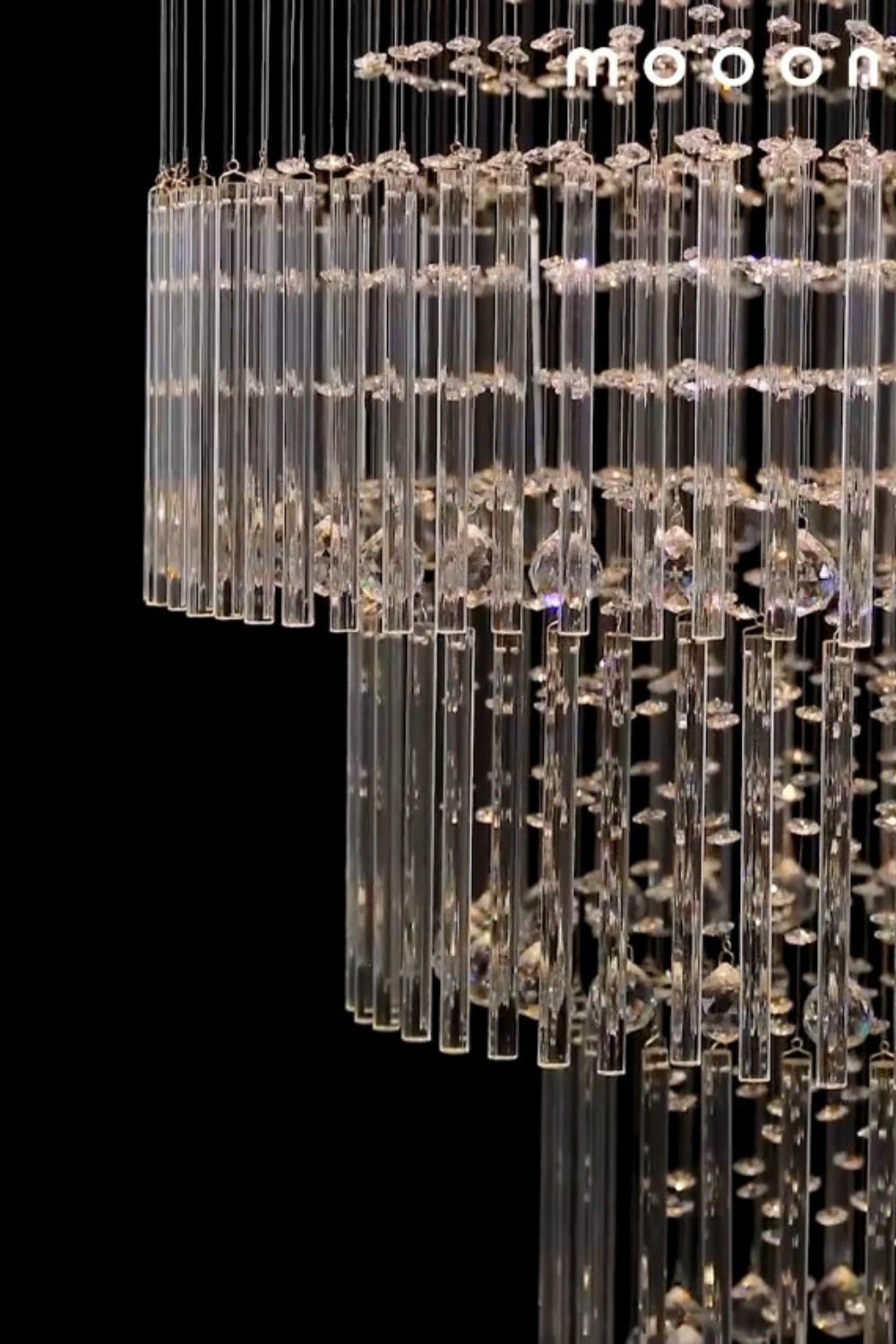 Floating Castle Raindrop Crystal Chandelier - everlamps