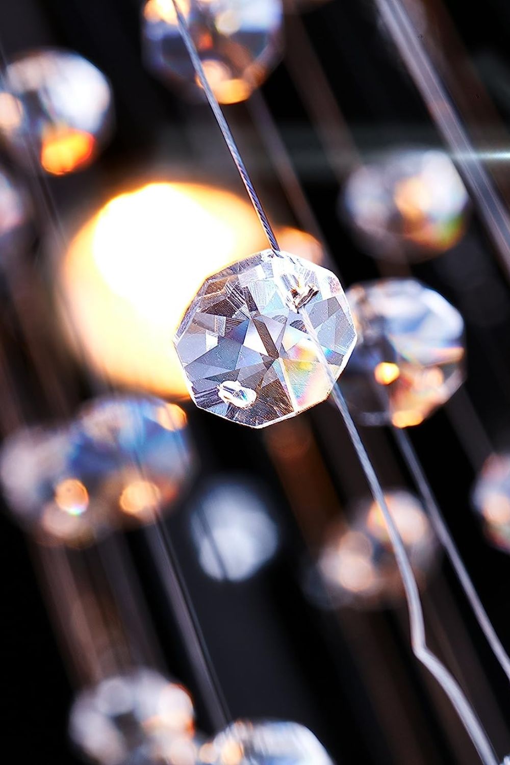 Floating Castle Raindrop Crystal Chandelier - everlamps