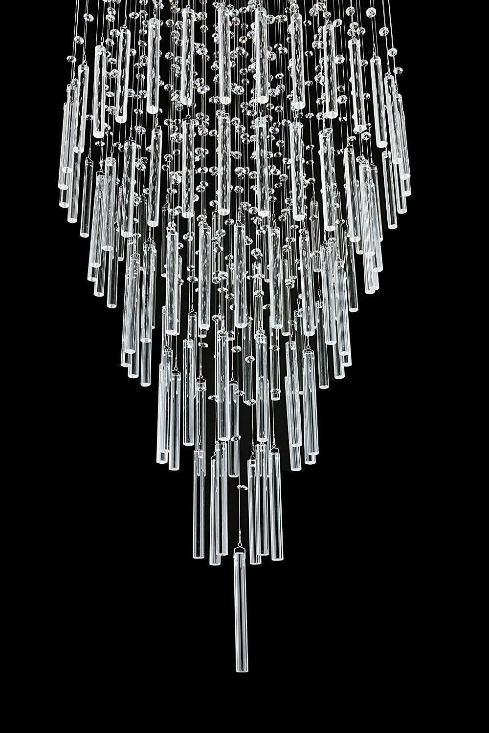 Floating Castle Raindrop Crystal Chandelier - everlamps