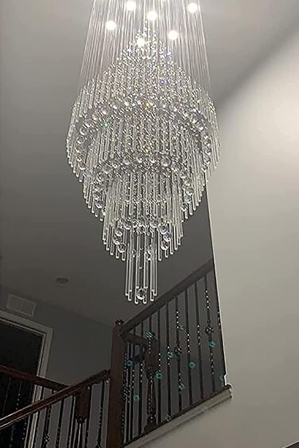 Floating Castle Raindrop Crystal Chandelier - everlamps