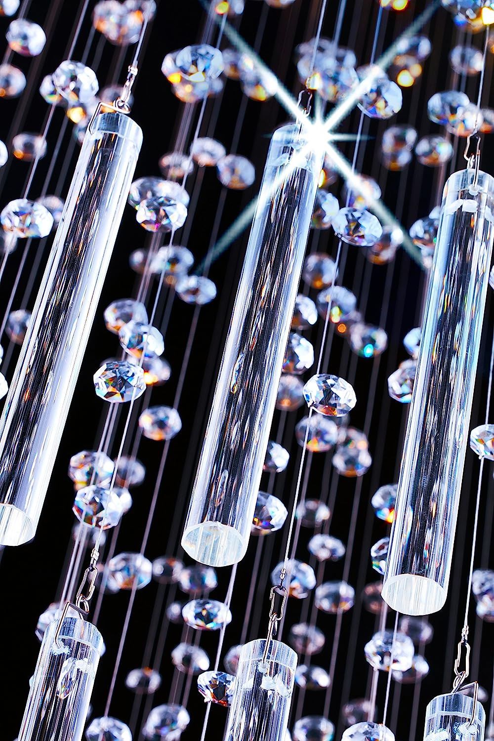 Floating Castle Raindrop Crystal Chandelier - everlamps