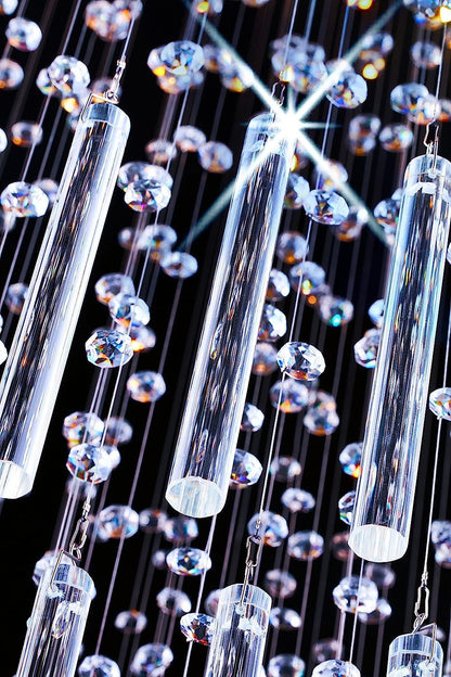 Floating Castle Raindrop Crystal Chandelier - everlamps