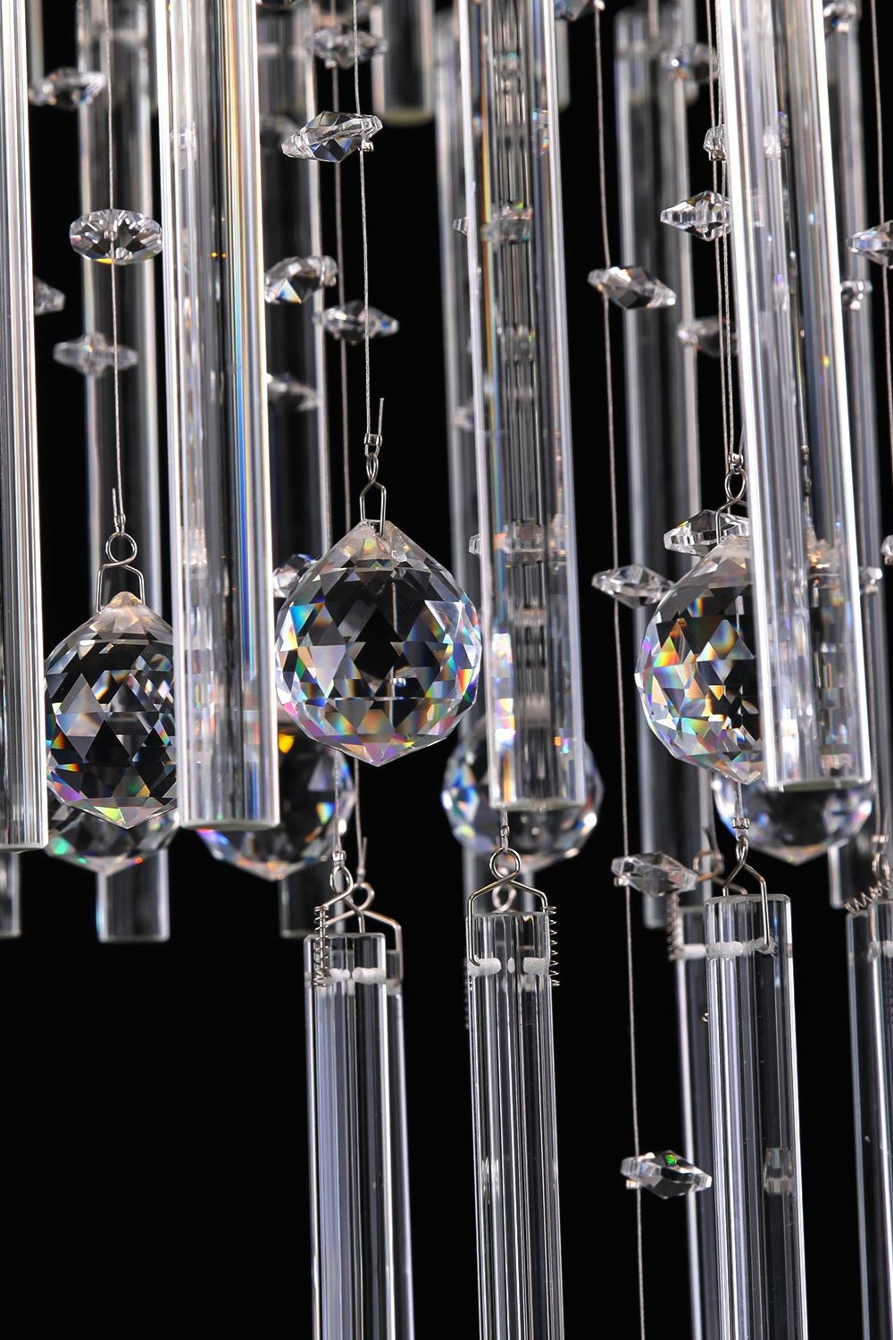 Floating Castle Raindrop Crystal Chandelier - everlamps