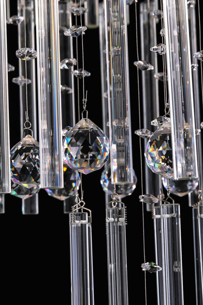 Floating Castle Raindrop Crystal Chandelier - everlamps