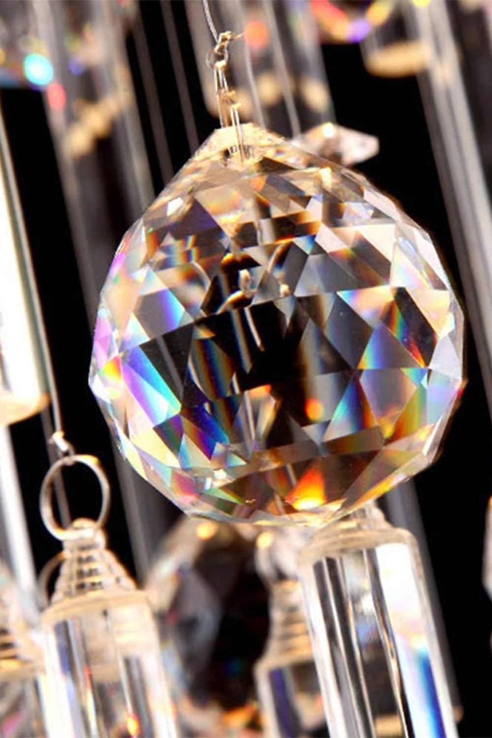Floating Castle Raindrop Crystal Chandelier - everlamps